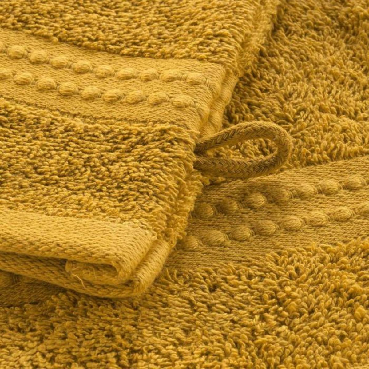 Paris Prix Lot de 2 Gants de Toilette  Excellence  15x21cm Tournesol