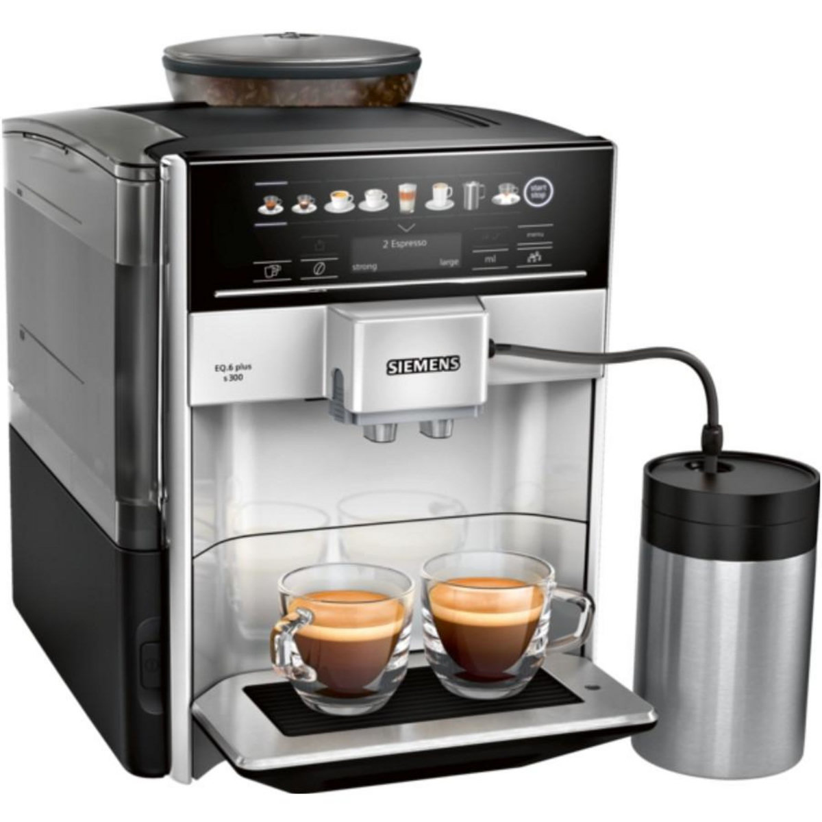 Siemens Robot café 15 bars gris foncé - TE653M11RW