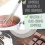 Voir la diapositive 2 : SCRAPCOOKING Fouet et thermomètre 2 en 1 pour pâtisserie
