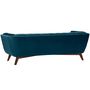 Voir la diapositive 5 : Rendez vous déco Canapé 3 places en velours vert foncé - Mona