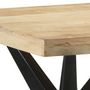 Voir la diapositive 5 : VIDAXL Table a manger 120x60x76 cm Bois de manguier massif