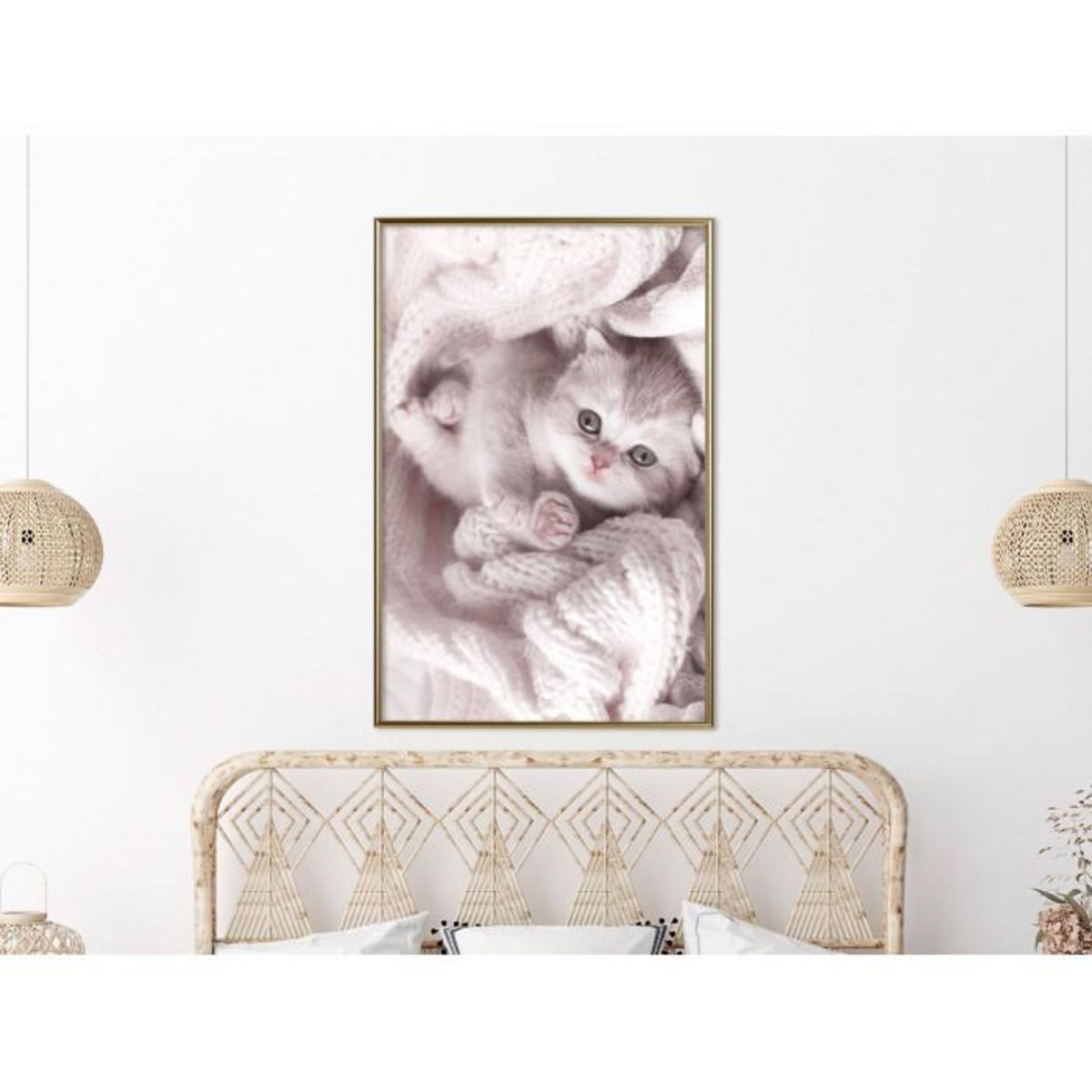 Paris Prix Affiche Murale Encadrée  Tangled in Sweater