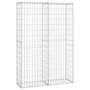 Voir la diapositive 2 : VIDAXL Panier de gabion avec couvercle Fil galvanise 150x100x30 cm