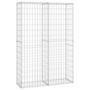 Voir la diapositive 2 : VIDAXL Panier de gabion avec couvercle Fil galvanise 150x100x30 cm