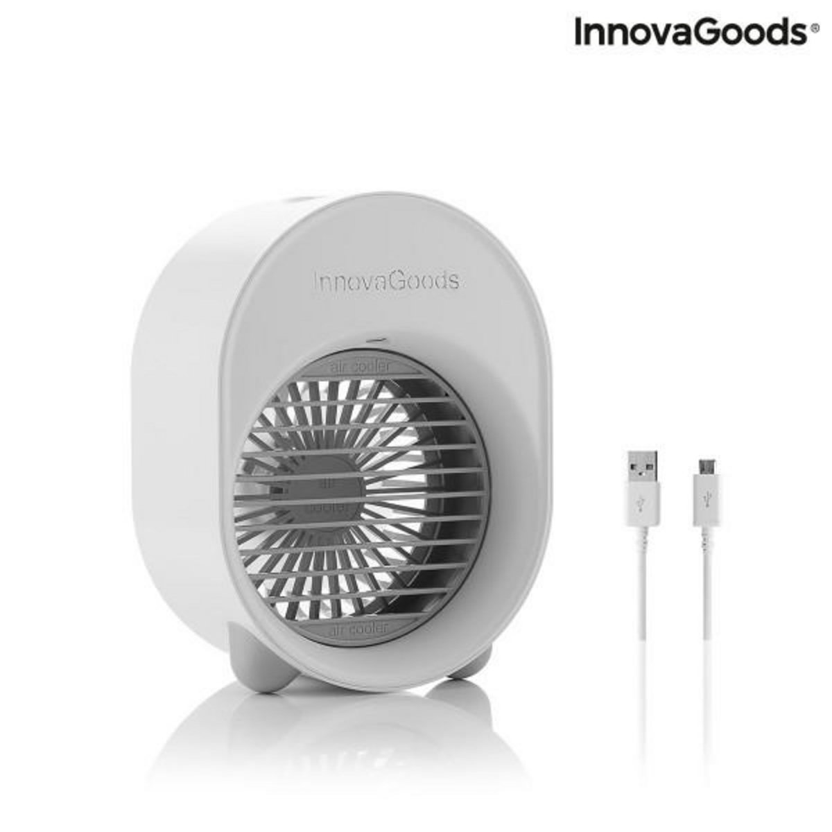 INNOVAGOODS Mini-climatiseur Humidificateur à Ultrasons avec LED Koolizer InnovaGoods