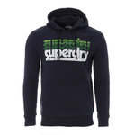SUPERDRY Sweat  Homme Superdry Stacked. Coloris disponibles : Bleu