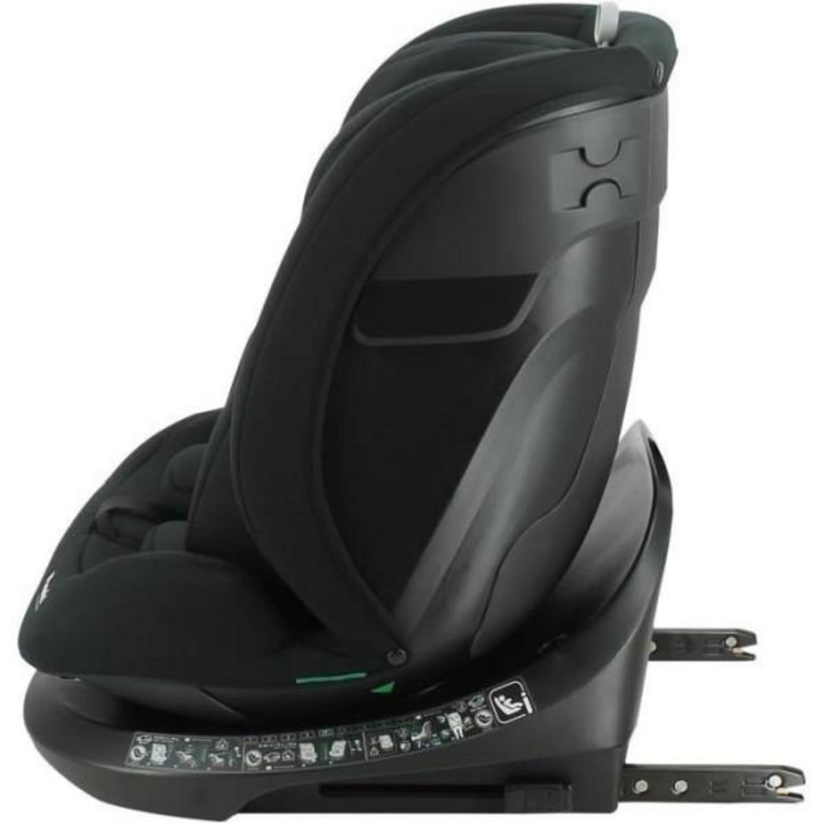 NANIA Siege Auto  isofix - NANIA - PHoeNIX - Groupe 0/1/2/3 - I-Size - Pivotant - Inclinable - Réducteur - Noir