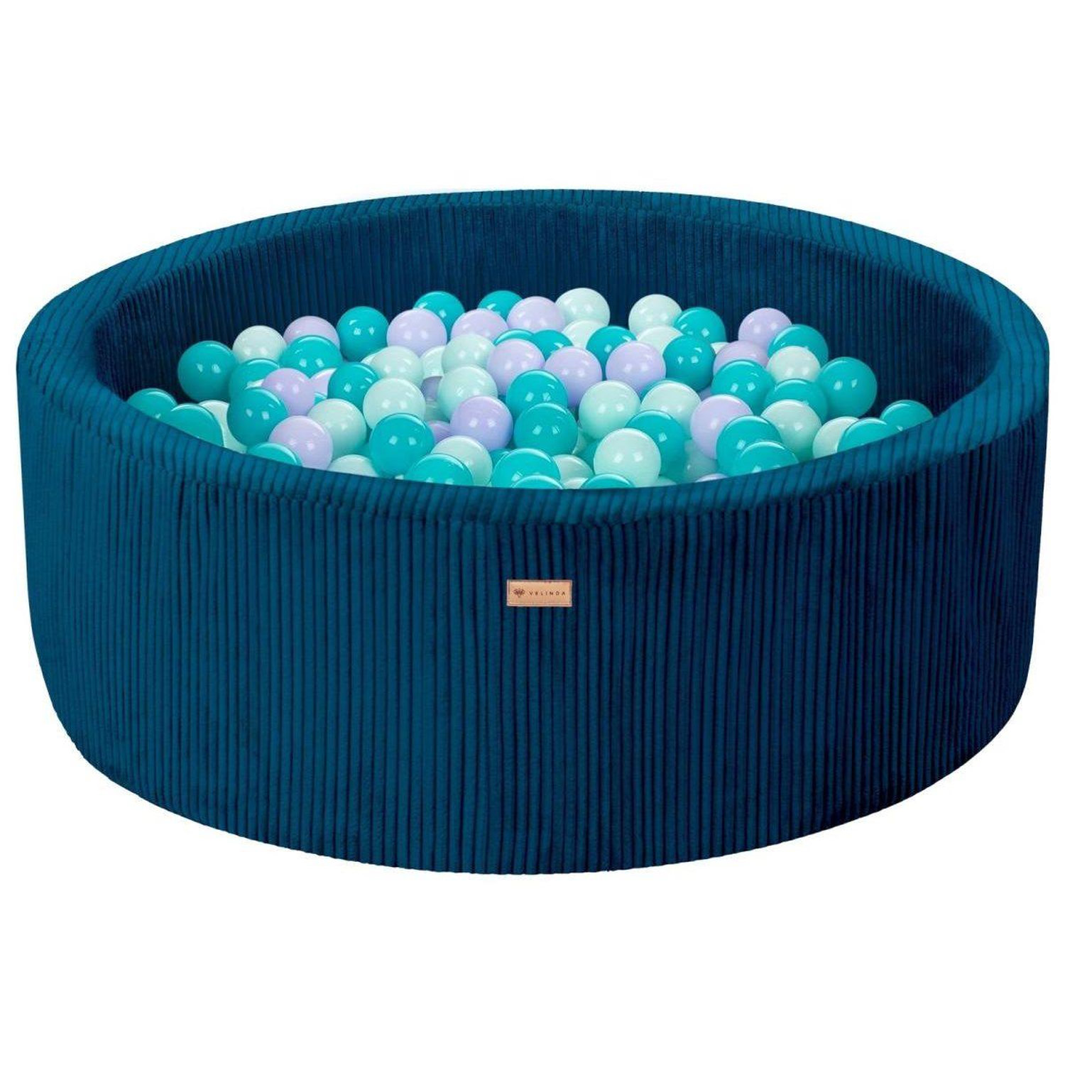 Piscine À Balles Velinda 300 Unités Diamètre 90 Cm Velours Côtelé - vue 2