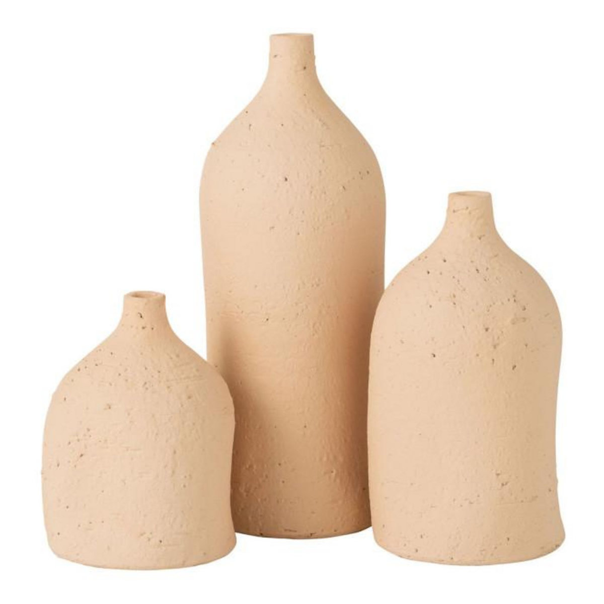 Paris Prix Vase Poterie Bouteille  Enya  40cm Beige