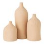 Voir la diapositive 2 : Paris Prix Vase Poterie Bouteille  Enya  40cm Beige