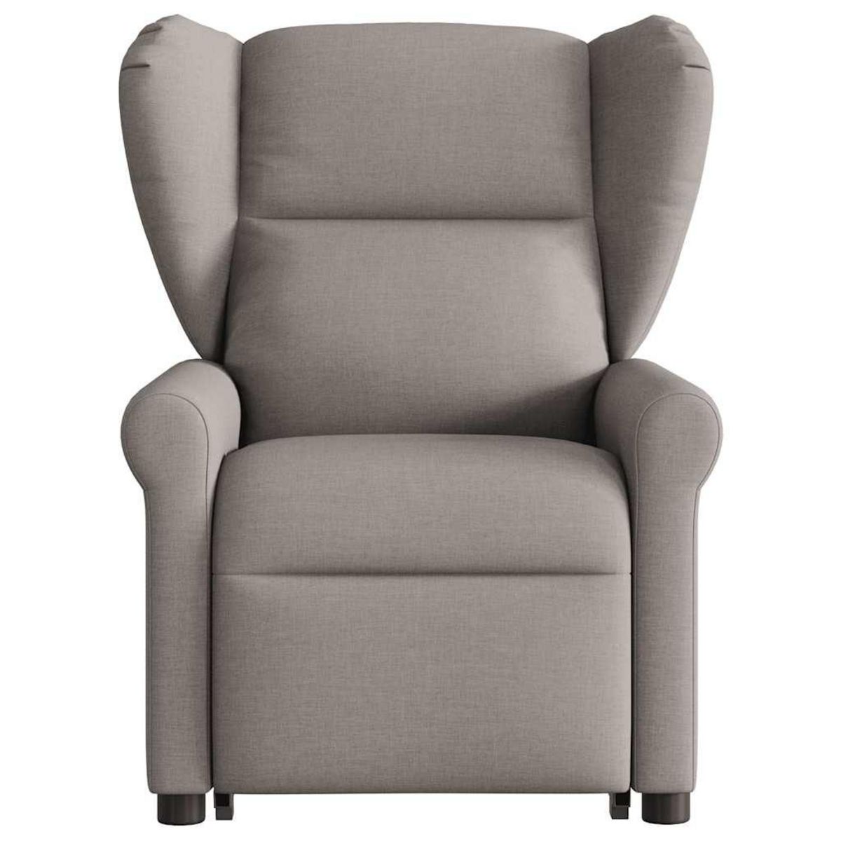 VIDAXL Fauteuil inclinable electrique taupe tissu