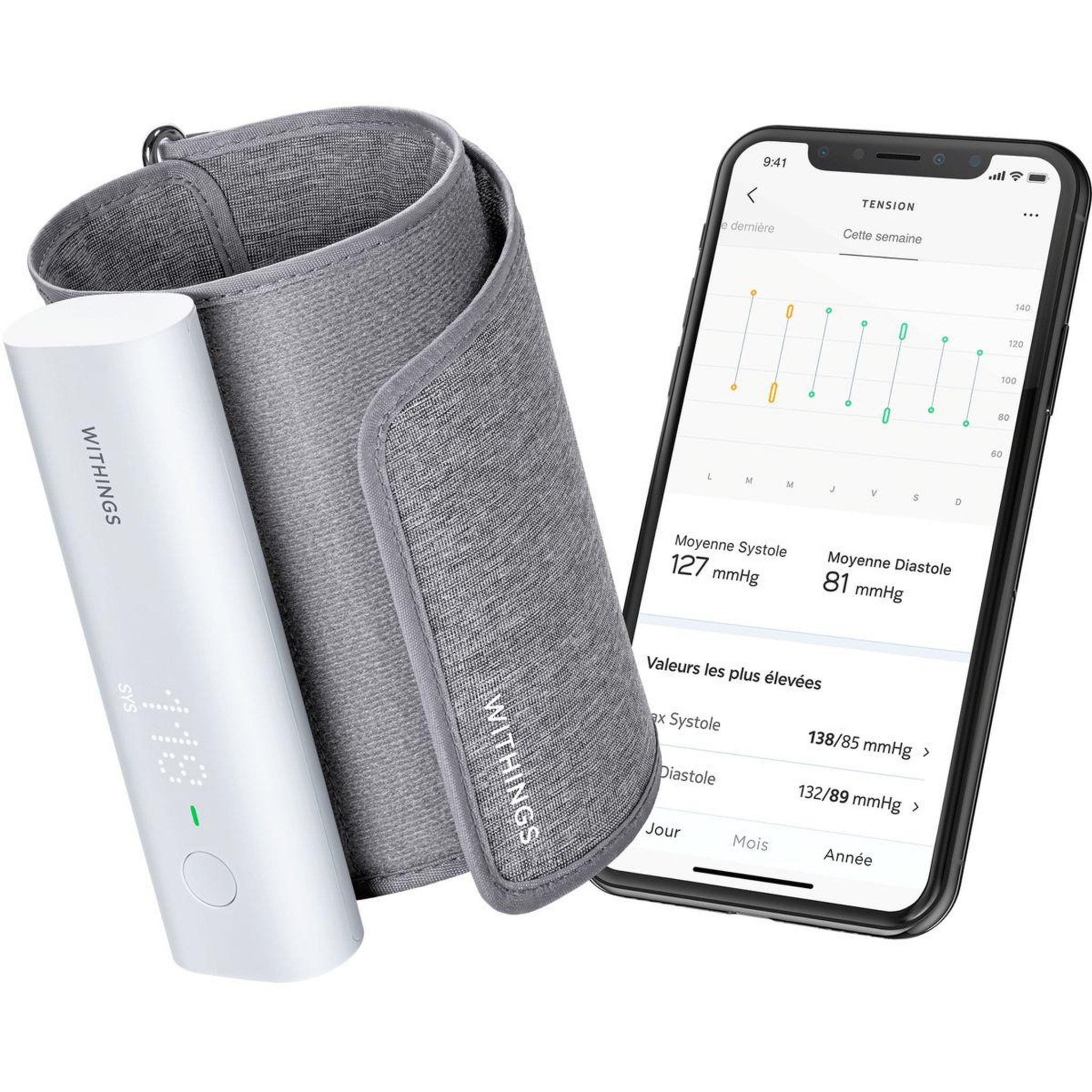 WITHINGS Tensiomètre Sans fil BPM connect