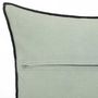Voir la diapositive 2 : ATMOSPHERA Coussin Déco  Linah  45x45cm Vert Céladon