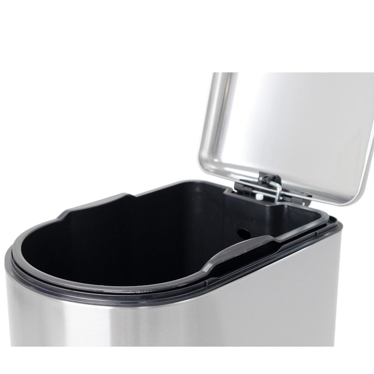 Kitchen move Poubelle à pédale inox argent 40l - bat-95976-002