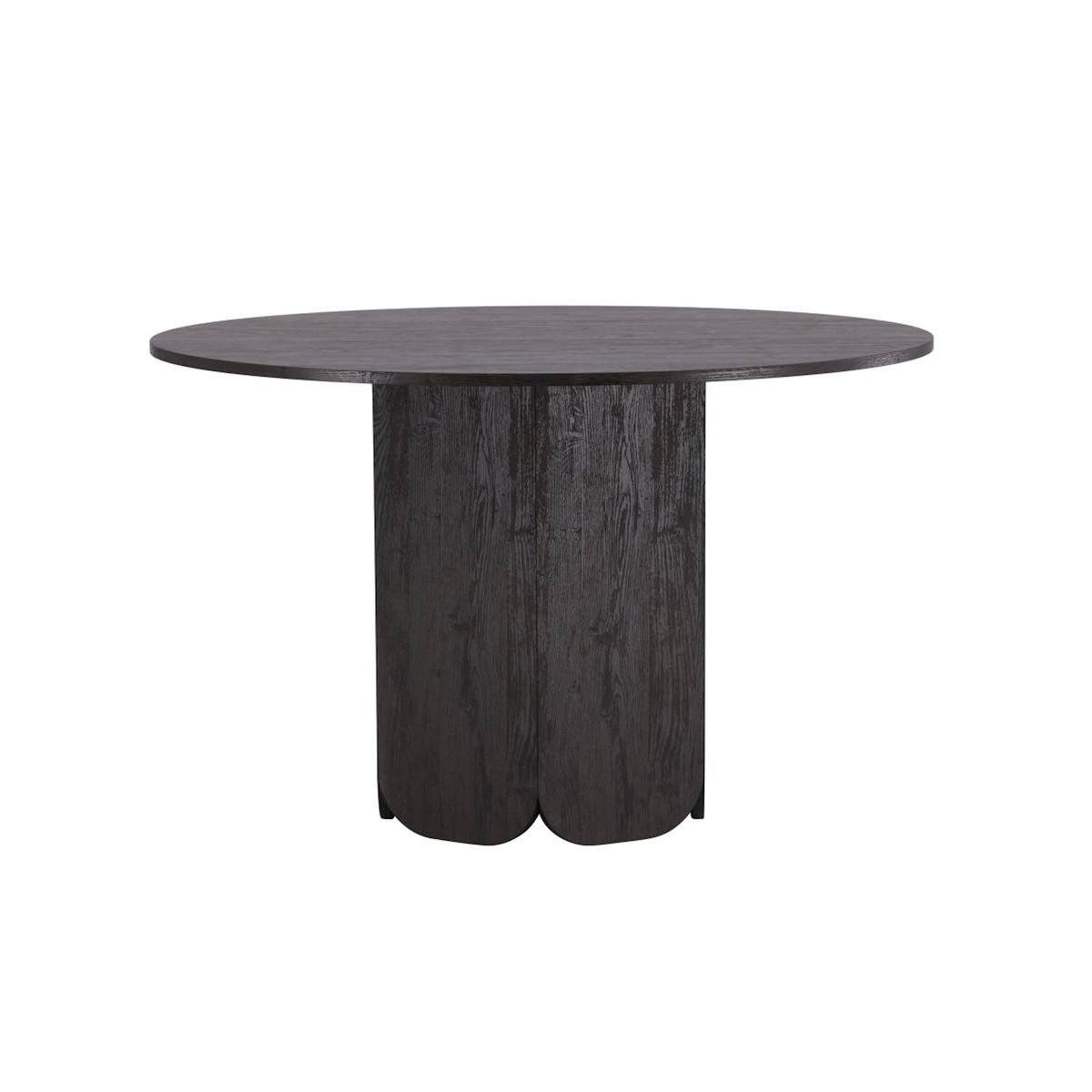 Paris Prix Table à Manger Ronde  Tekla  120cm Noir