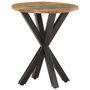 Voir la diapositive 1 : VIDAXL Table d'appoint 48x48x56 cm Bois de recuperation massif