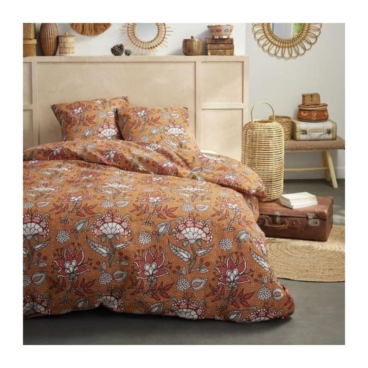 Today Parure de lit 2 personnes - TODAY - Sunshine 16.23 - 240 x 260 cm - 100% Coton imprimé