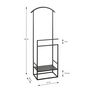 Voir la diapositive 5 : Paris Prix Valet de Chambre Design  Lydia  128cm Noir
