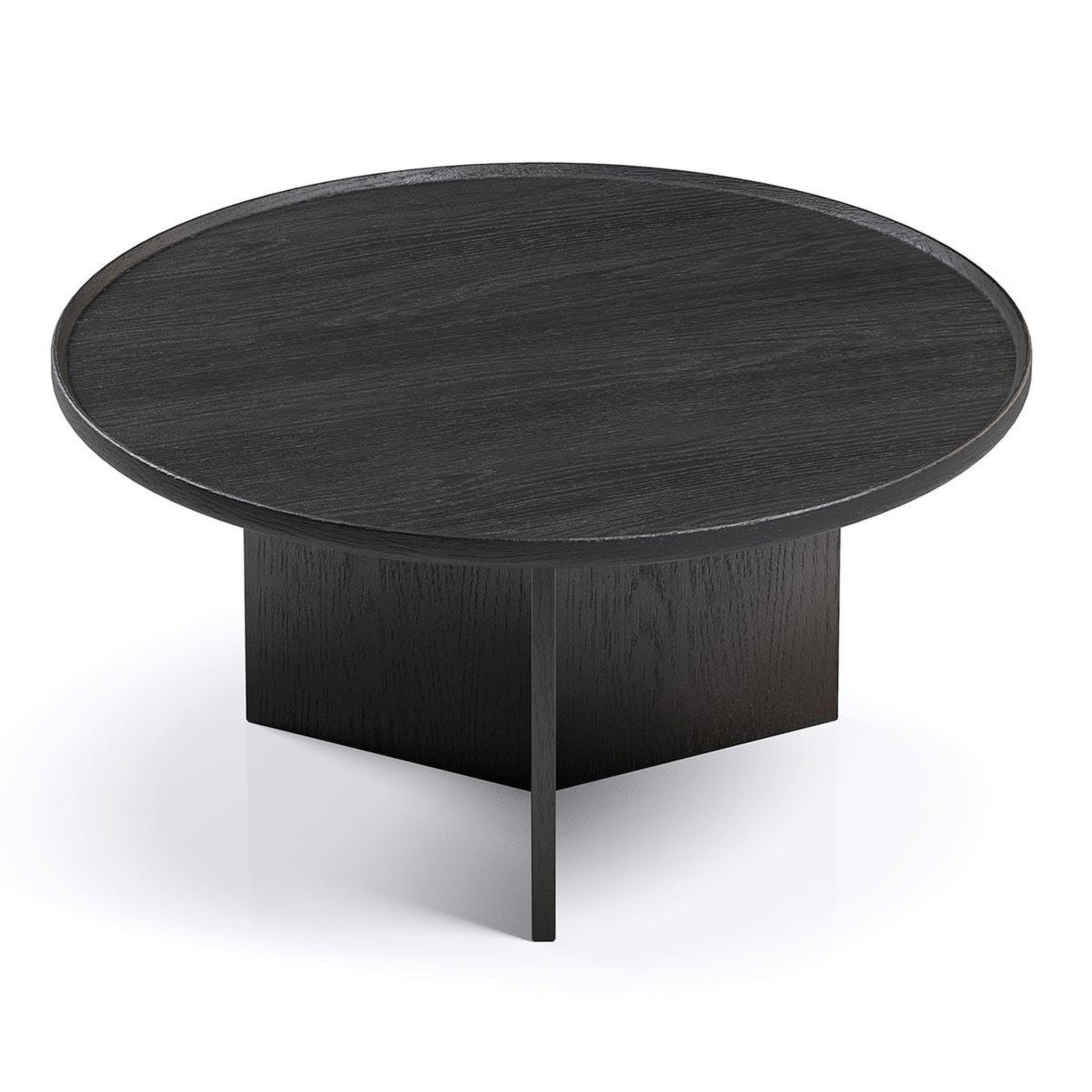 Paris Prix Table basse ronde  cala  83cm noir
