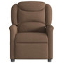 Voir la diapositive 5 : VIDAXL Fauteuil inclinable electrique Marron Tissu