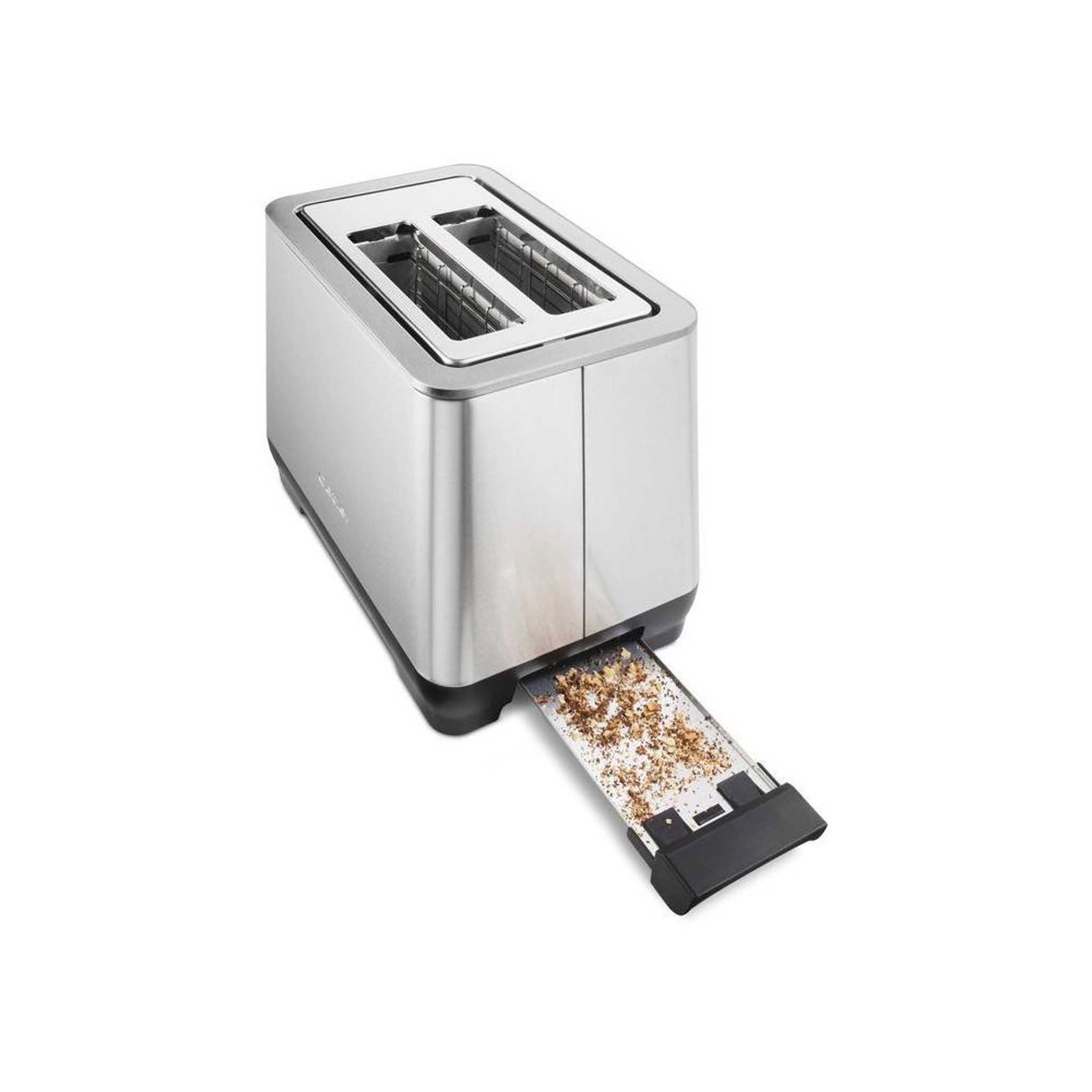 Voir la diapositive 5 : Grille-pain 2 fentes TS 4013 avec fonction bagel, décongélation et réchauffage, acier inox brossé anti-traces