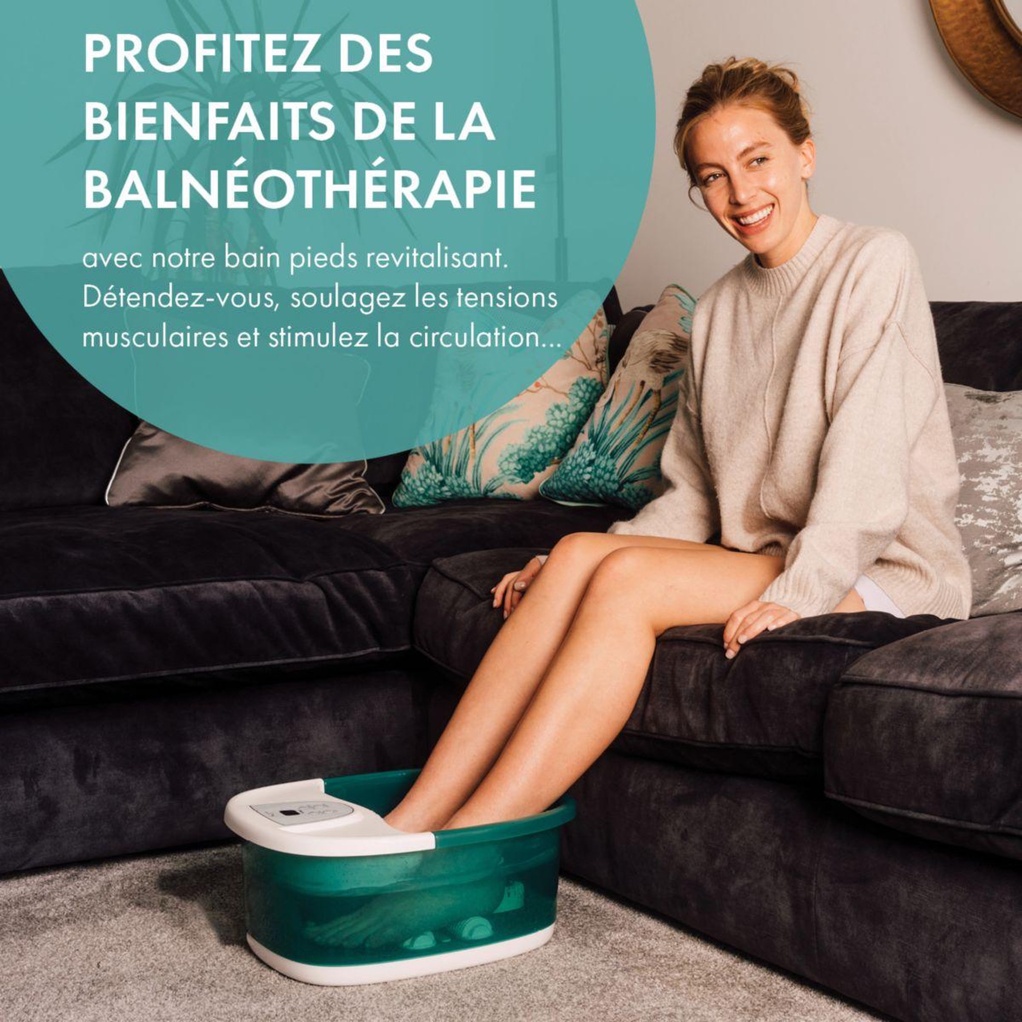 Voir la diapositive 3 : ZEN Thalasso pieds couplée aux sels de bains Nile