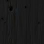 Voir la diapositive 5 : VIDAXL Tete de lit Noir 186x4x100 cm Bois massif de pin