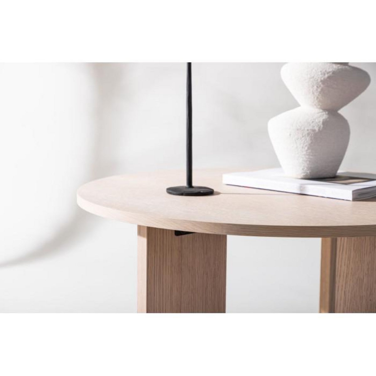 Paris Prix Table Basse Ronde Design  Askeron  80cm Naturel