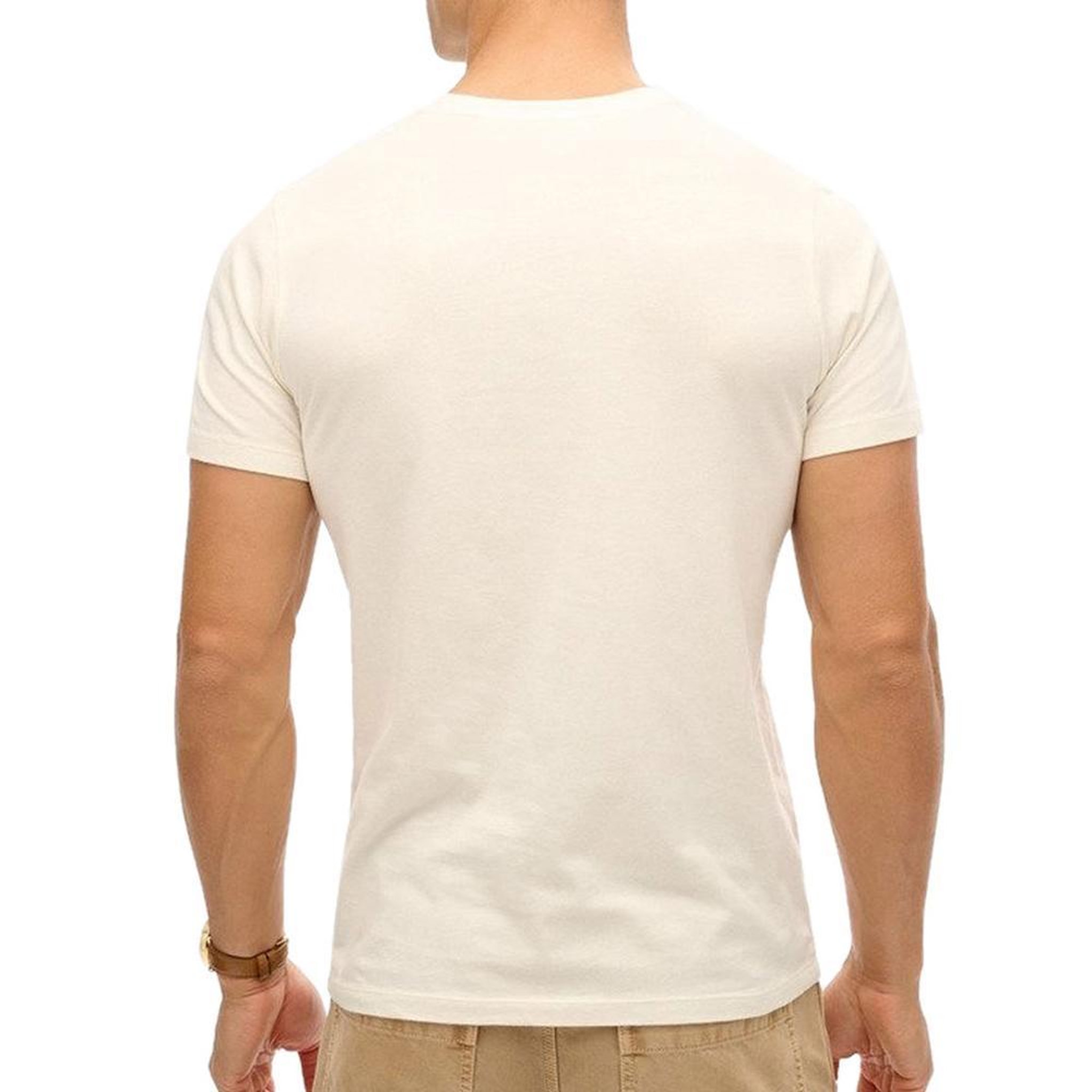 Voir la diapositive 2 : SUPERDRY T-Shirt Gris Clair Homme Superdry Classic Essential