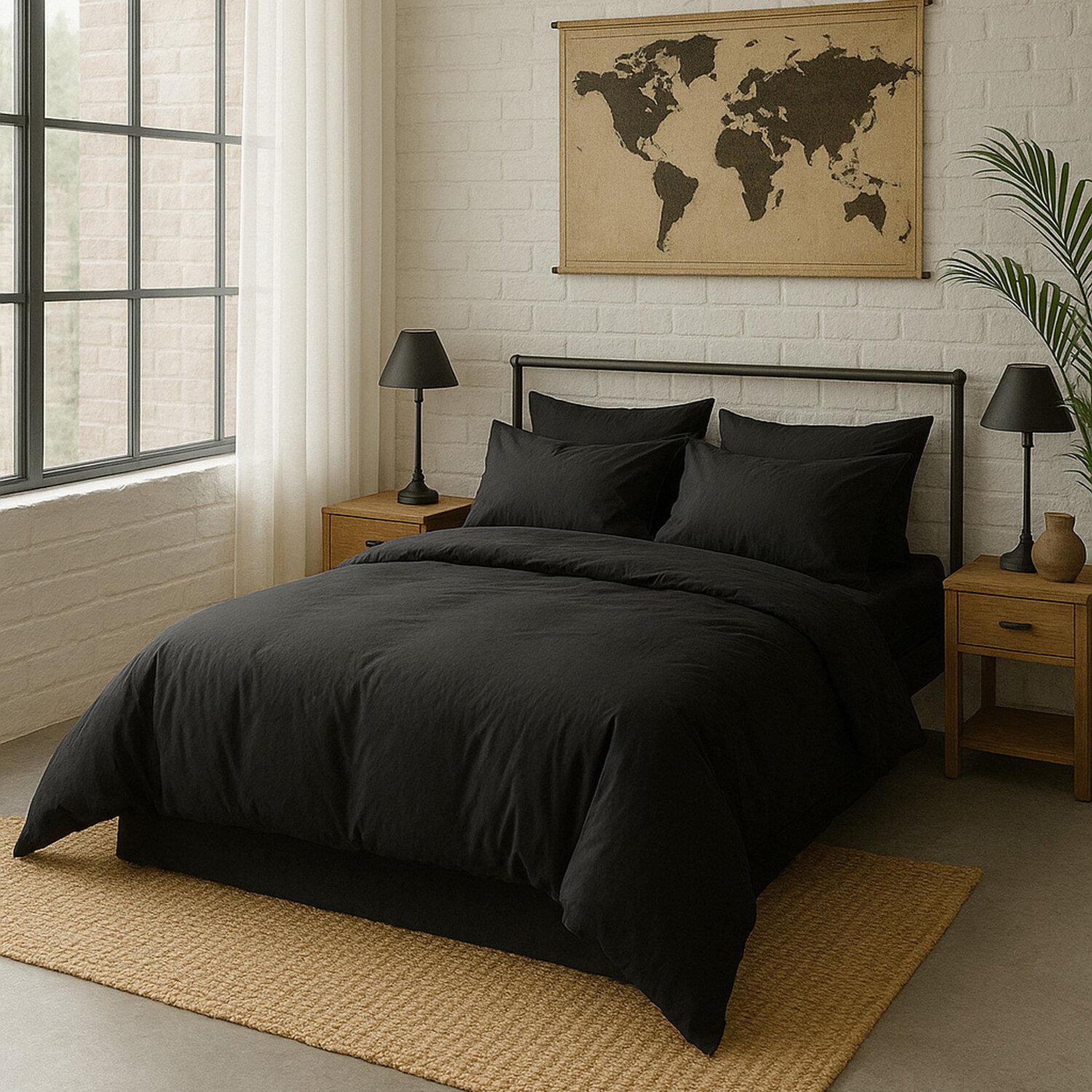 Voir la diapositive 3 : BATON ROUGE Taie d'oreiller 100% percale de coton