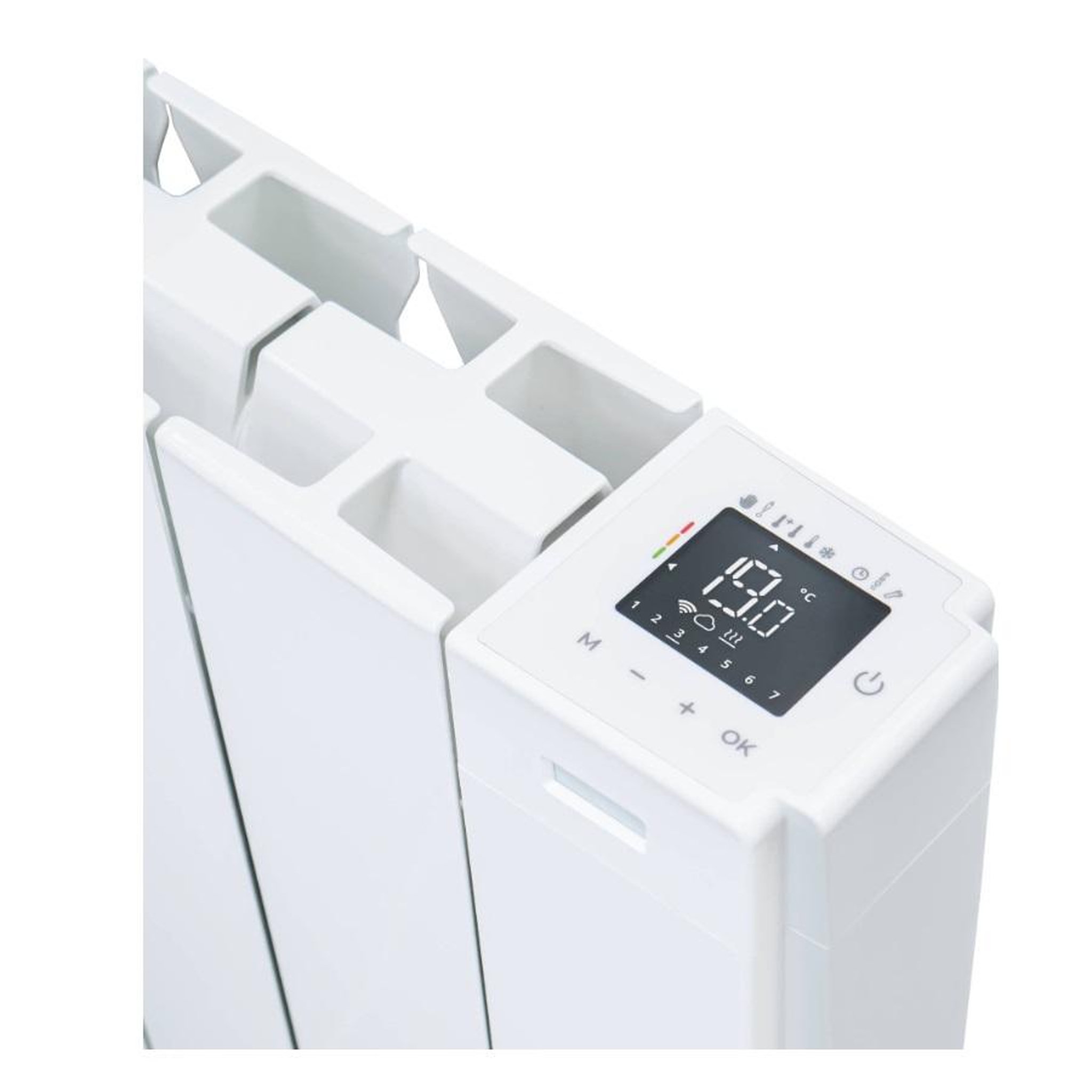 Voir la diapositive 2 : Supra Radiateur à inertie fluide 1000w blanc. - DALBEOWI-CONTROL1022
