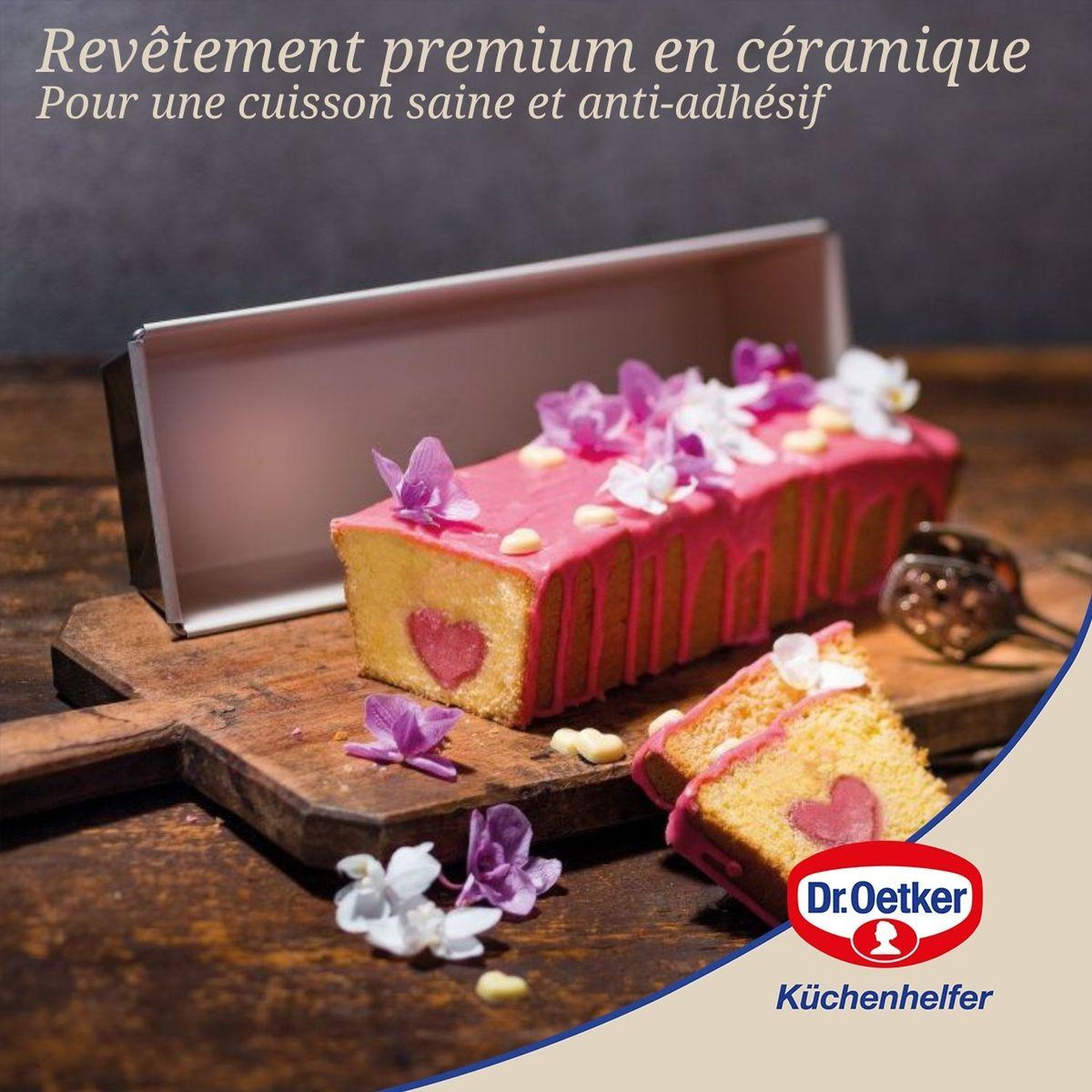 Voir la diapositive 4 : DR.OETKER Moule à cake 30 cm dr.oetker back trend