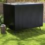 Voir la diapositive 4 : OUTSUNNY Housse de protection balancelle de jardin bâche étanche dim. 2,15L x 1,55l x 1,5H m PE noir
