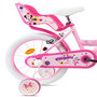 Voir la diapositive 6 : MINNIE Vélo enfant - Modèle fille 16'' - Vélo Minnie de Disney équipé de 2 freins + Porte Poupée - Panier avant et Stabilisateurs.