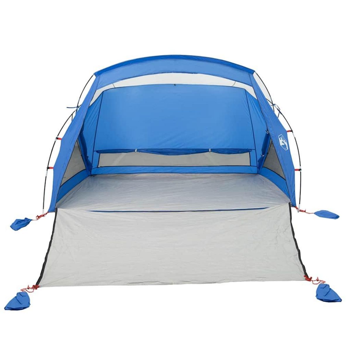 VIDAXL Tente de plage 2 personnes bleu azure impermeable
