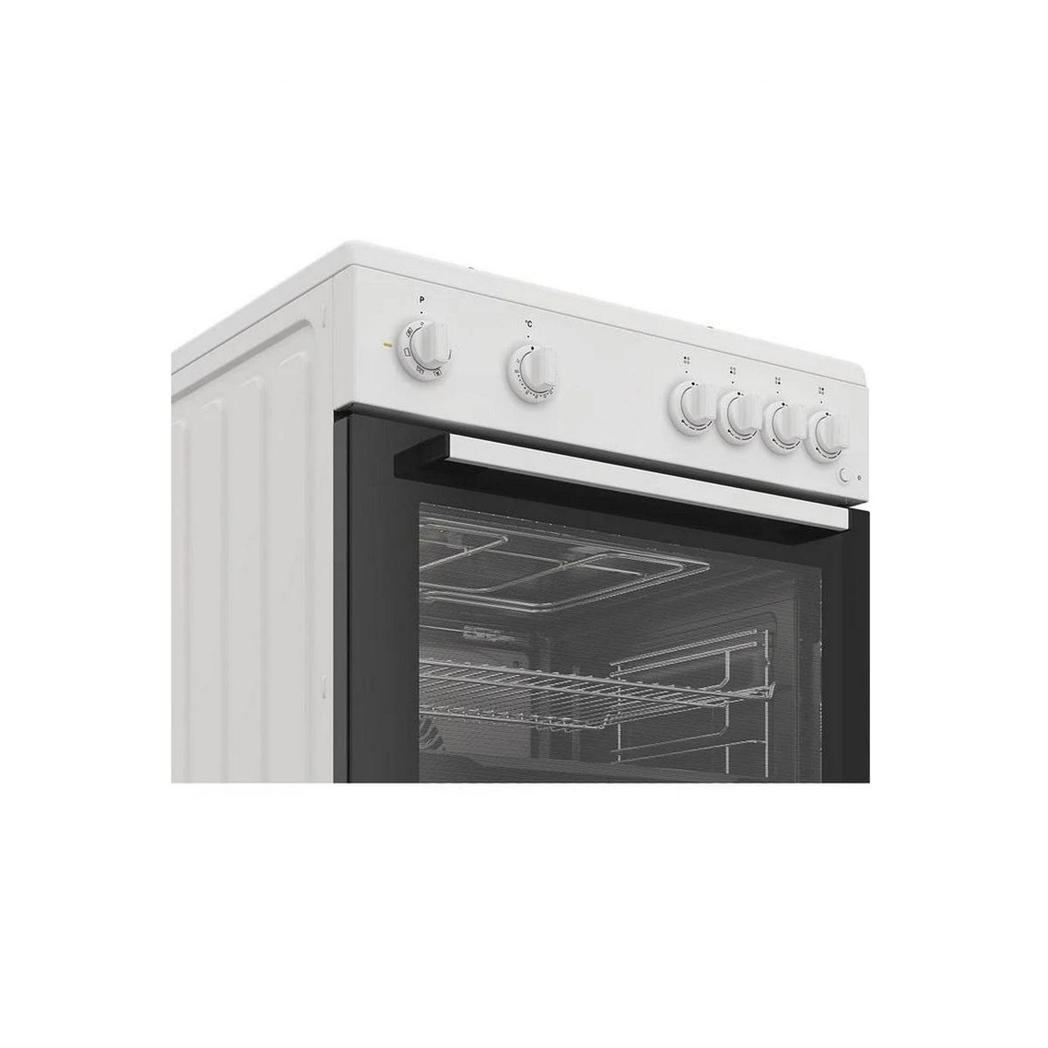 Voir la diapositive 6 : Indesit Cuisinière gaz 72l 4 feux blanc - I6G5KCW