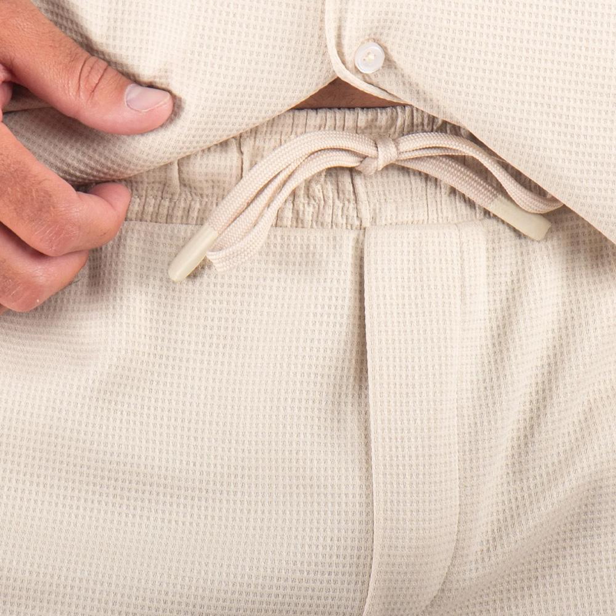 Voir la diapositive 3 : PANAME BROTHERS Short Beige Homme Paname Brothers Poly