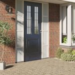 VIDAXL Film pour fenetre depoli design a rayures 45x2000 cm PVC