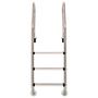Voir la diapositive 2 : VIDAXL Echelle de piscine a 3 echelons Acier inoxydable 304 120 cm