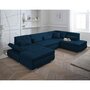 Voir la diapositive 2 : LISA DESIGN Vermont - canapé panoramique d'angle droit - 7 places - xxl