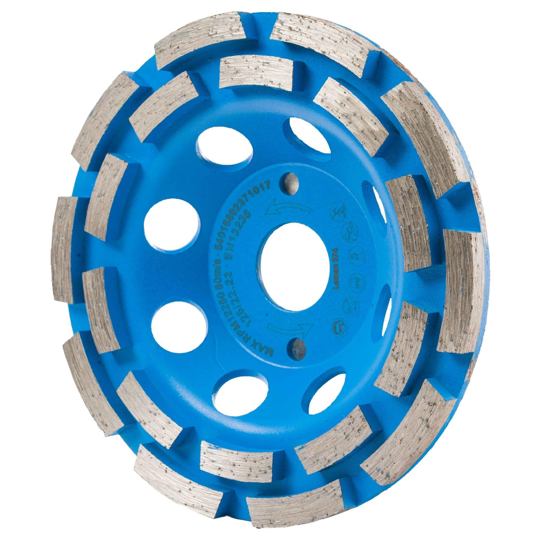 Leman Disque plateau double pistes béton125mm