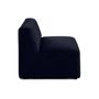 Voir la diapositive 3 : LISA DESIGN Nova - module d'assise sans accoudoirs - en velours