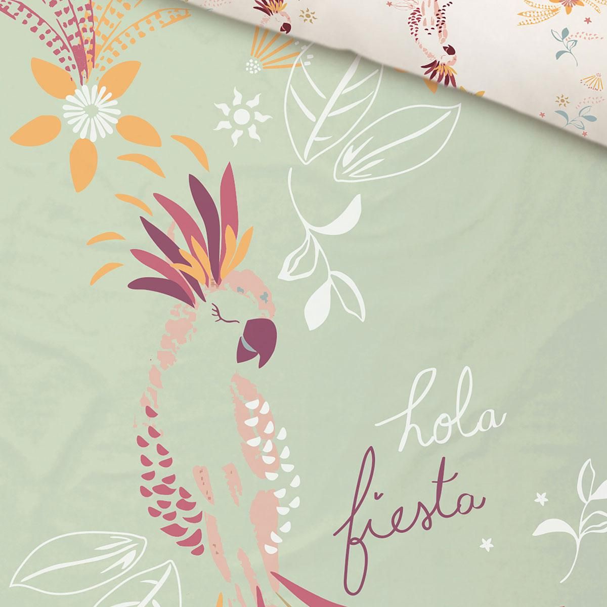 Petit Béguin Housse de couette enfant + taie d'oreiller Fiesta