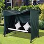 Voir la diapositive 2 : OUTSUNNY Housse de protection balancelle de jardin zippée 177 x 114 x 152 cm oxford haute densité vert