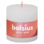 BOLSIUS Bolsius Bougies pilier rustiques Shine 3 pcs 100x100 mm Blanc nuageux