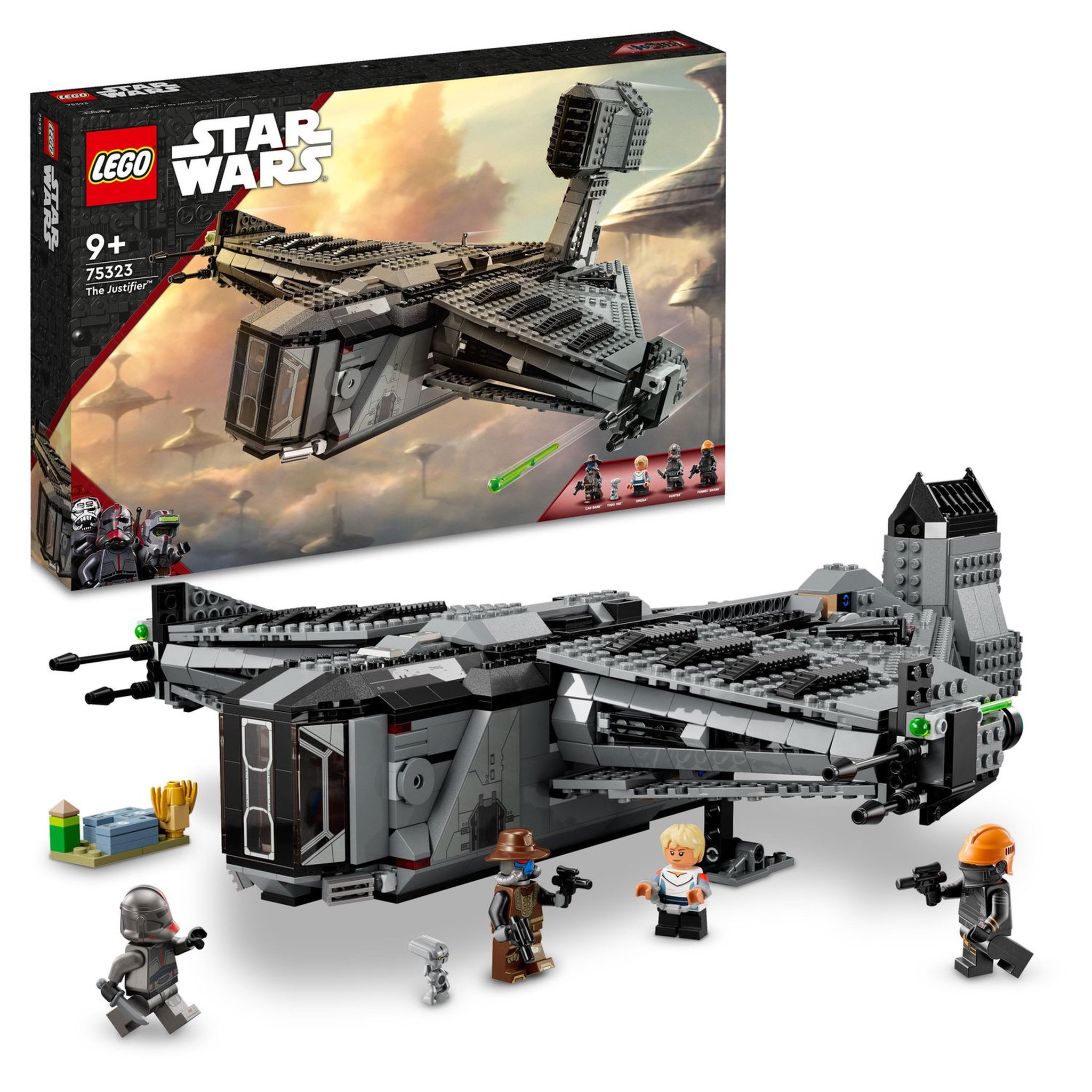 Voir la diapositive 2 : LEGO Star wars 75323 Le justifier, Jouet de Vaisseau Spatial, Construire, Figurine de Droïde