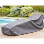 HESPERIDE Housse pour transat double Hambo gris - 220 x 145 x 90 cm - Hespéride
