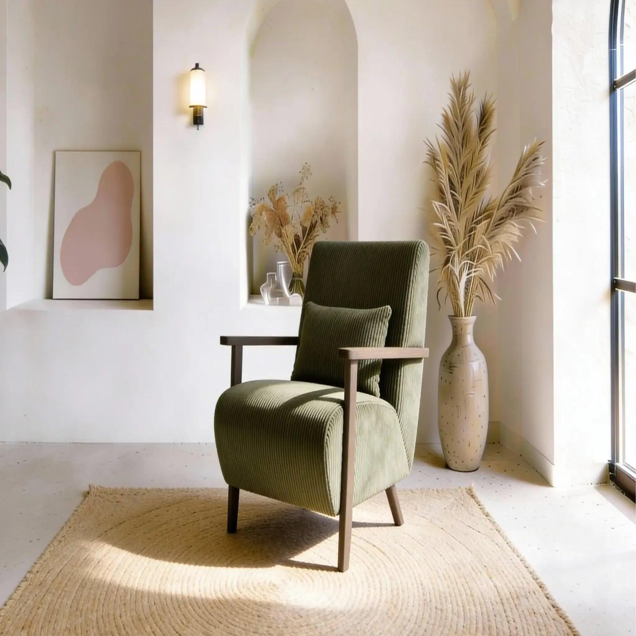 Voir la diapositive 2 : CASANOVA PARIS Kyo - fauteuil pieds en bois