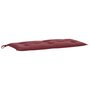 Voir la diapositive 5 : VIDAXL Coussins de banc de jardin lot de 2 rouge bordeaux melange