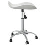 Voir la diapositive 3 : VIDAXL Chaise de bureau Blanc Similicuir